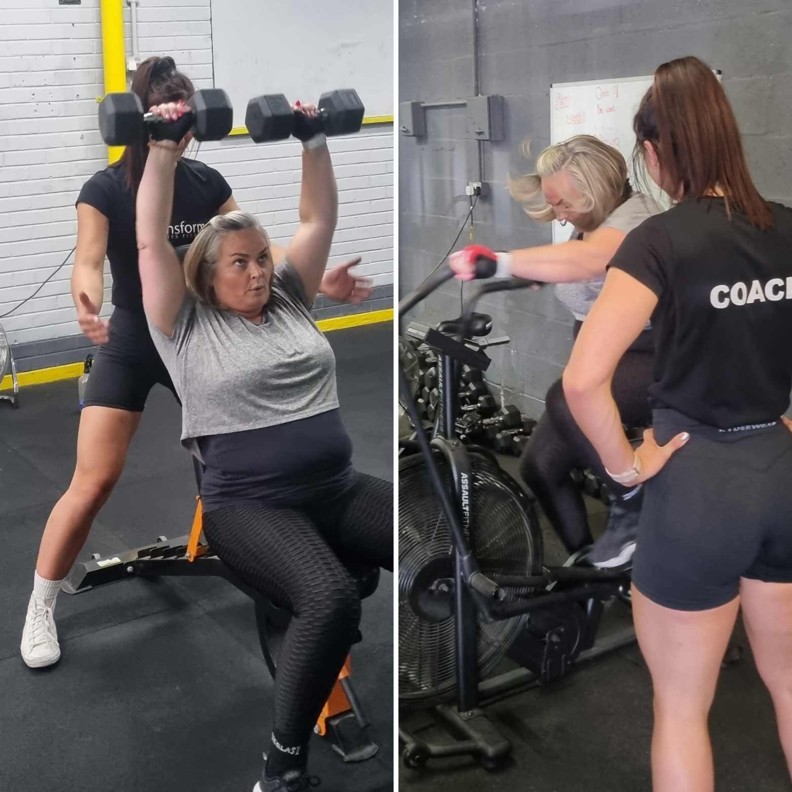 Blog 2 southport woman lifting weights in gym 1